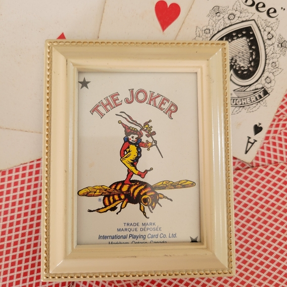 Vintage (?) Playing Cards & Framed Joker Card ~ MCM(?) ~Retro~ Fun! FINAL PRICE! - Picture 8 of 13
